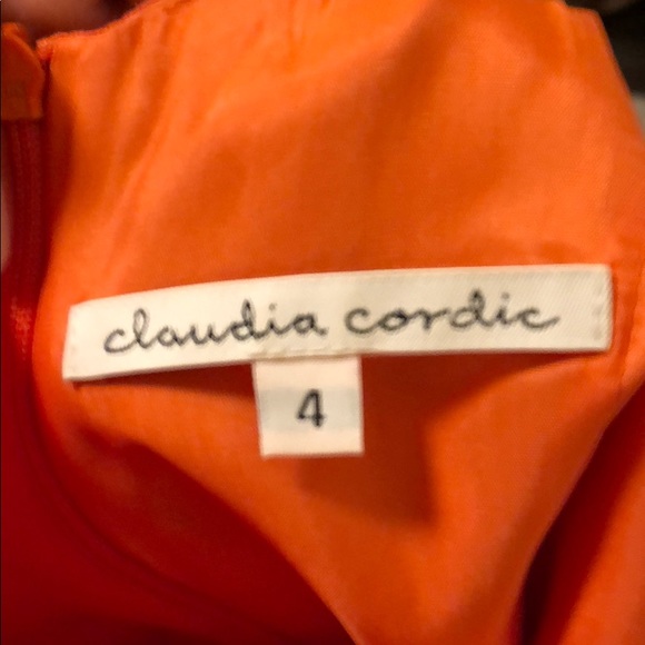 RARE VINTAGE ORANGE CLAUDIA CORDIC SUMMER DRESS - Picture 5 of 5